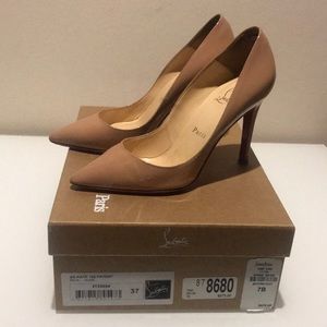 Christian Louboutin shoes, nude color, size 35,5